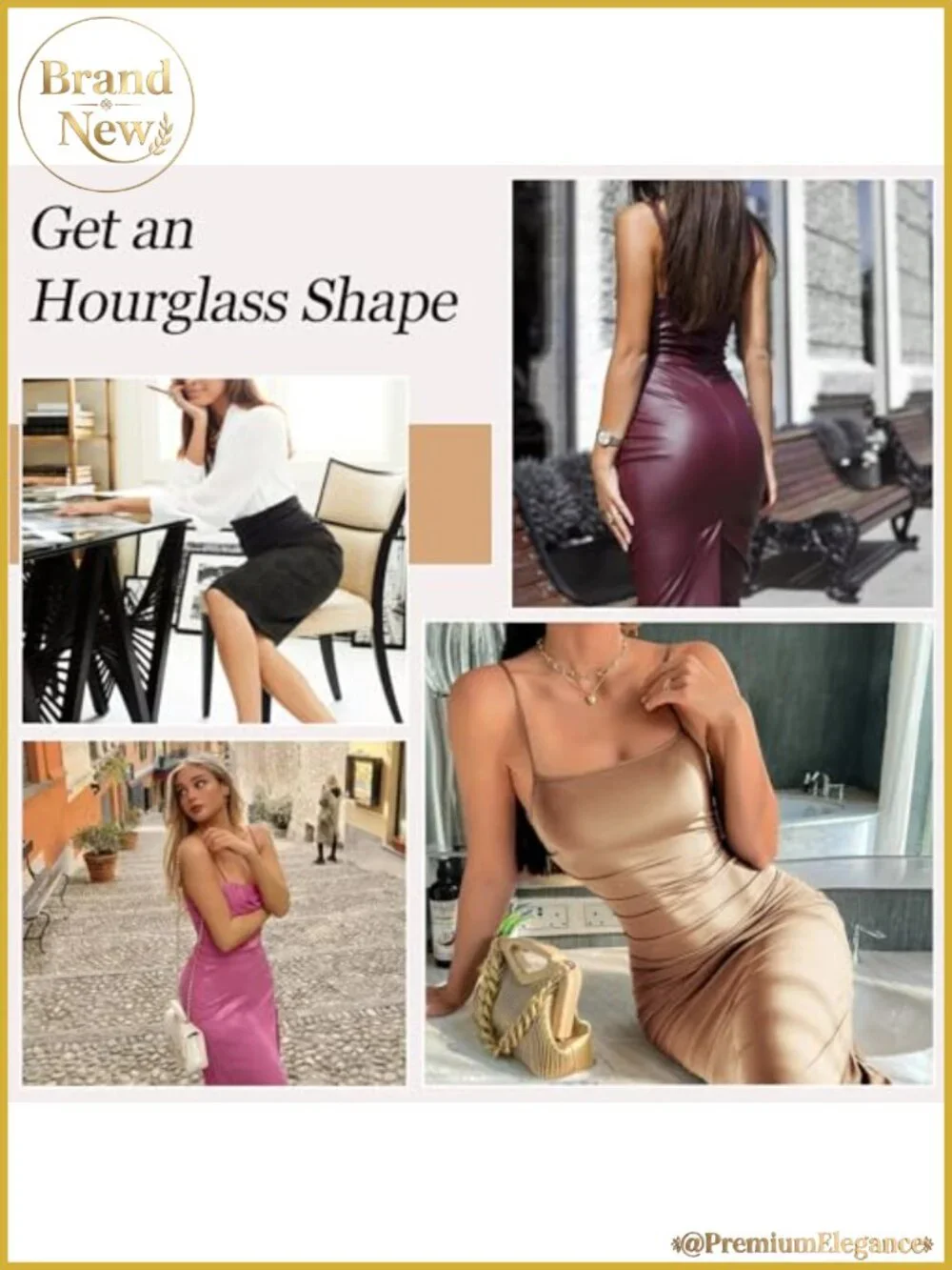 High Waist Shapewear Half Slip Seamless Tummy Control Skirt Smoother for Women